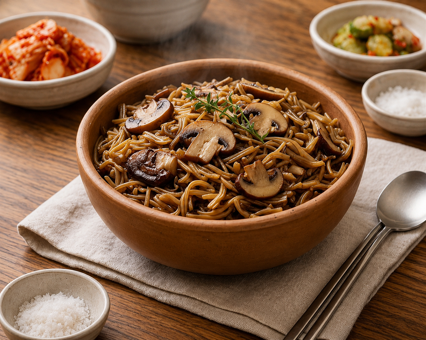 Aallya Mushroom Pearl Millet (Kambu) Vermicelli Khichdi